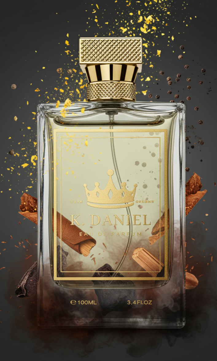 Luxury Eau de Parfum for Men – Long Lasting Oud Woody Perfume 3.4 oz / 100 ml Perfume Spray K.Daniel by John Durand