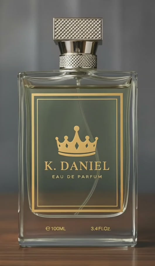 Luxury Eau de Parfum for Men – Long Lasting Oud Woody Perfume 3.4 oz / 100 ml Perfume Spray K.Daniel by John Durand