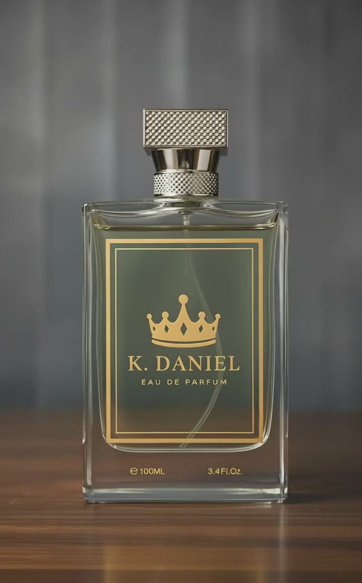 Luxury Eau de Parfum for Men – Long Lasting Oud Woody Perfume 3.4 oz / 100 ml Perfume Spray K.Daniel by John Durand