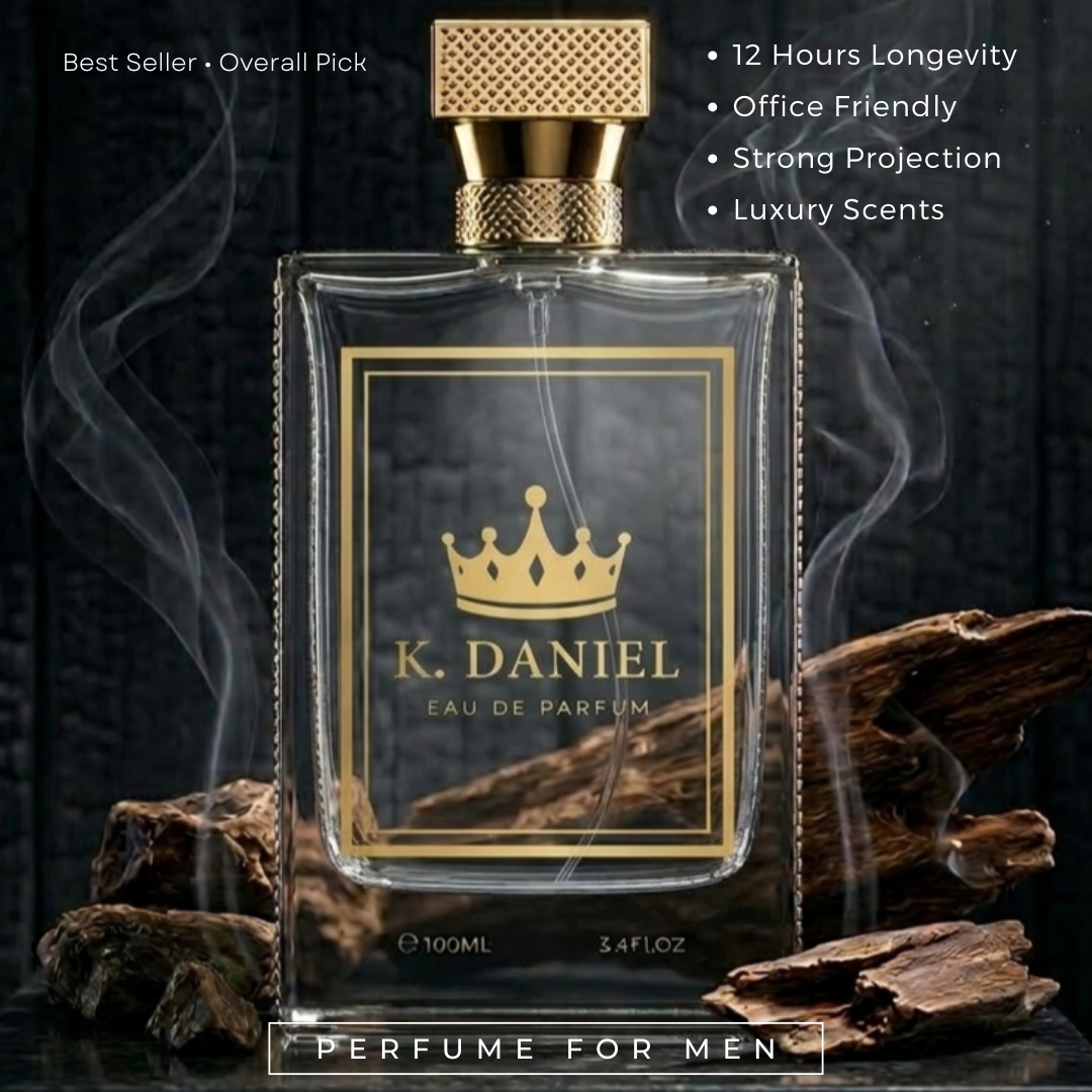 Luxury Eau de Parfum for Men – Long Lasting Oud Woody Perfume 3.4 oz / 100 ml Perfume Spray K.Daniel by John Durand