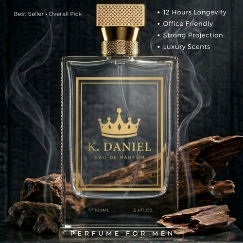 Luxury Eau de Parfum for Men – Long Lasting Oud Woody Perfume 3.4 oz / 100 ml Perfume Spray K.Daniel by John Durand