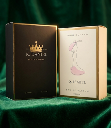 Luxury Eau de Parfum Set for Men & Women – Long Lasting Woody & Floral Perfume 3.4 oz / 100 ml | King Daniel & Queen Isabel by John Durand