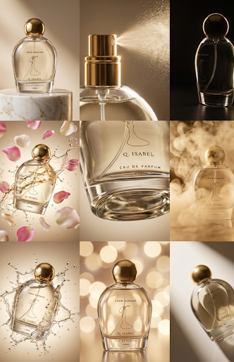 Luxury Eau de Parfum for Women – Long Lasting Floral Woody Perfume 3.4 oz / 100 ml Perfume Spray Q. Isabel by John Durand